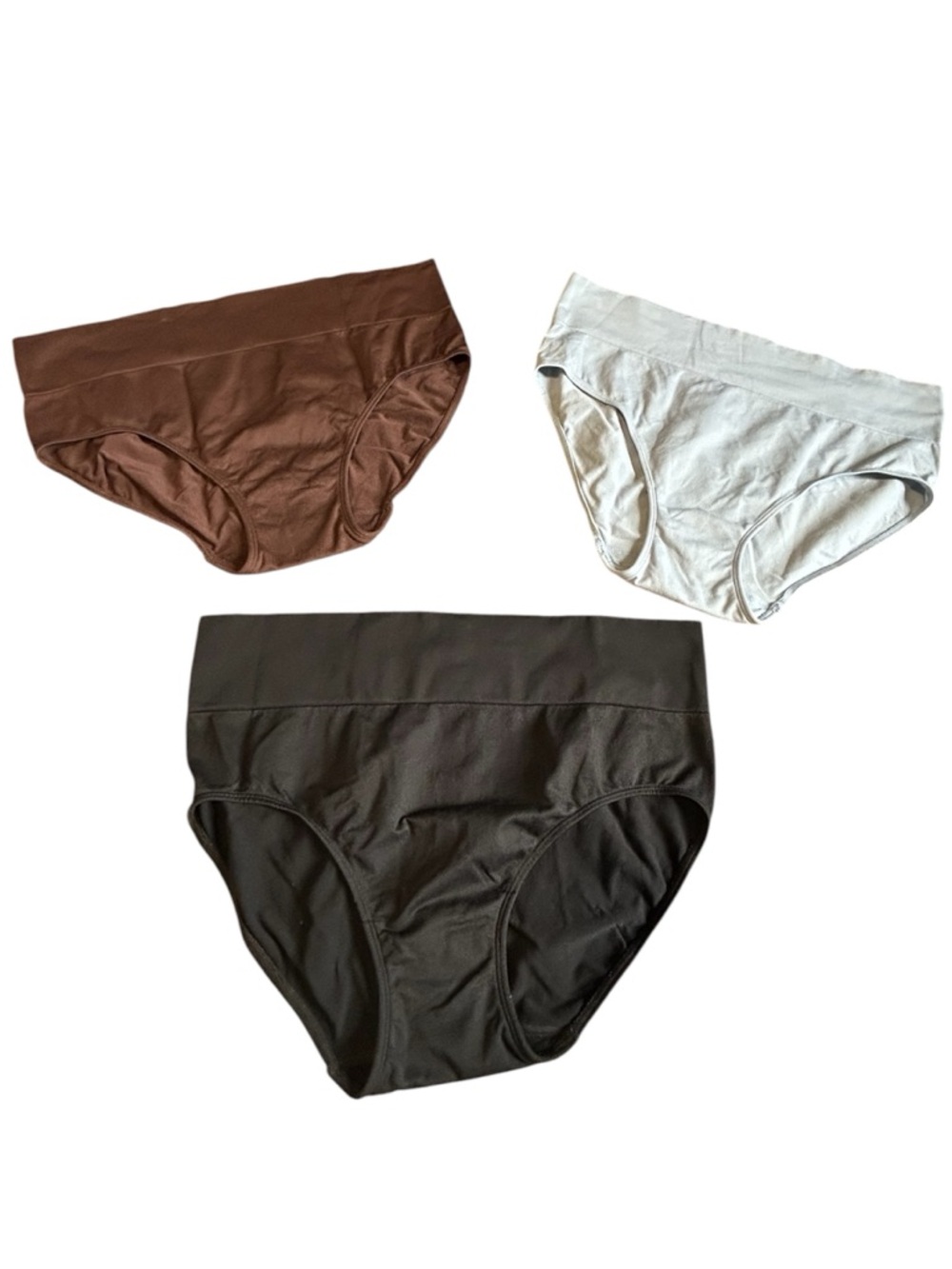 3 Pack Seamless Maternity Underwear XL Nude Black Destination Maternity